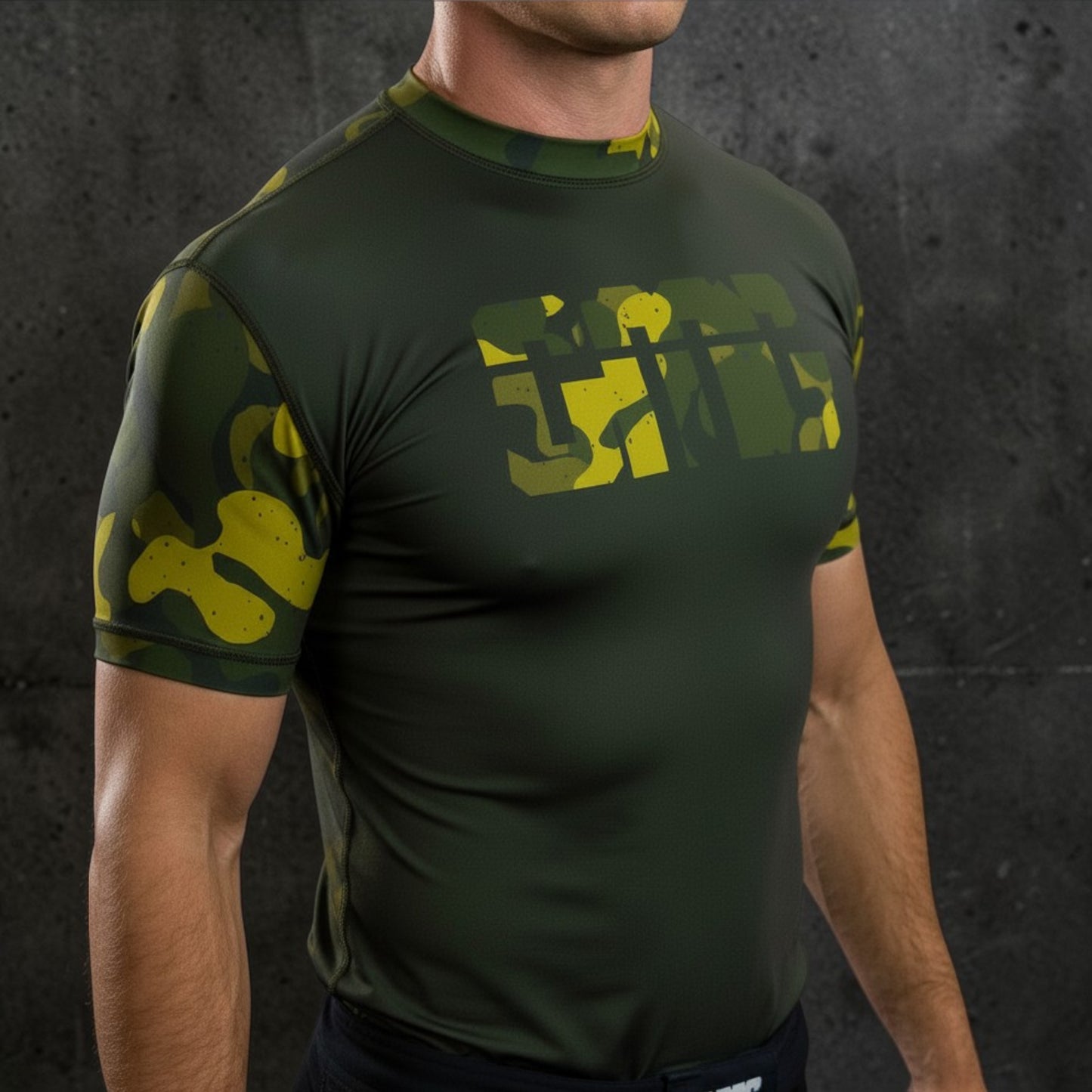 Duckhunter No-Gi BJJ Short Sleeve Rash Guard - 100 Series Print