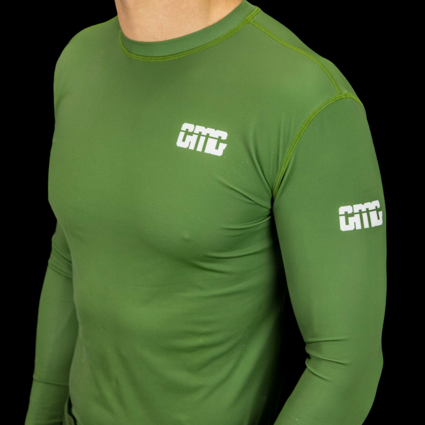 Green Machine No-Gi BJJ Long Sleeve Rash Guard