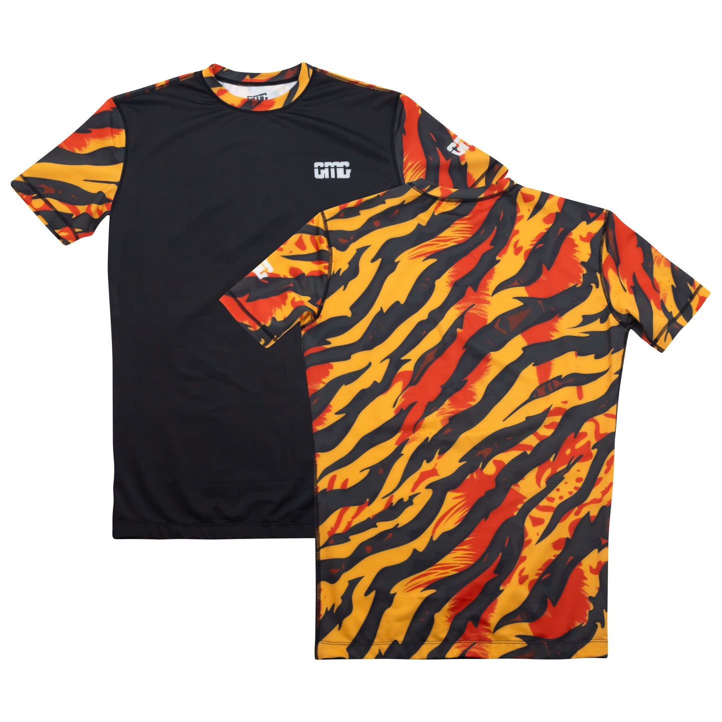 Imperial Tiger No-Gi BJJ Short Sleeve Rash Guard - 100 Series Print