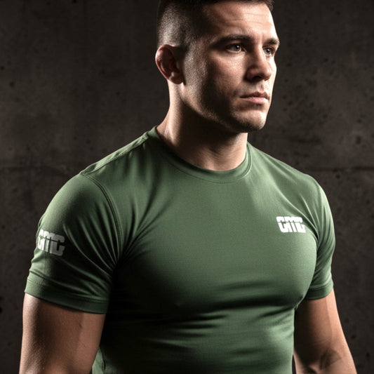 Green Machine No-Gi BJJ Short Sleeve Rash Guard