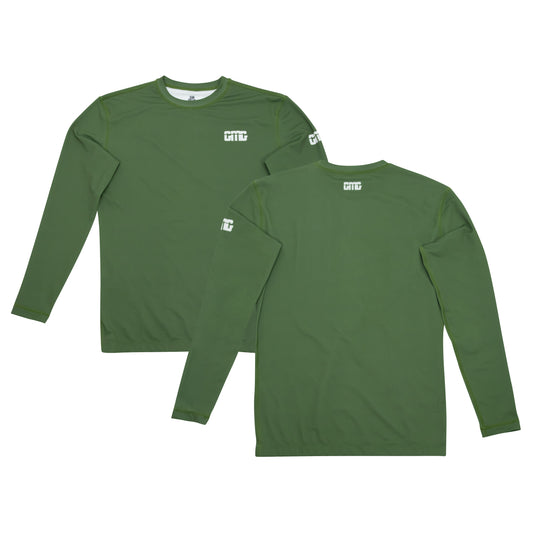 Green Machine No-Gi BJJ Long Sleeve Rash Guard