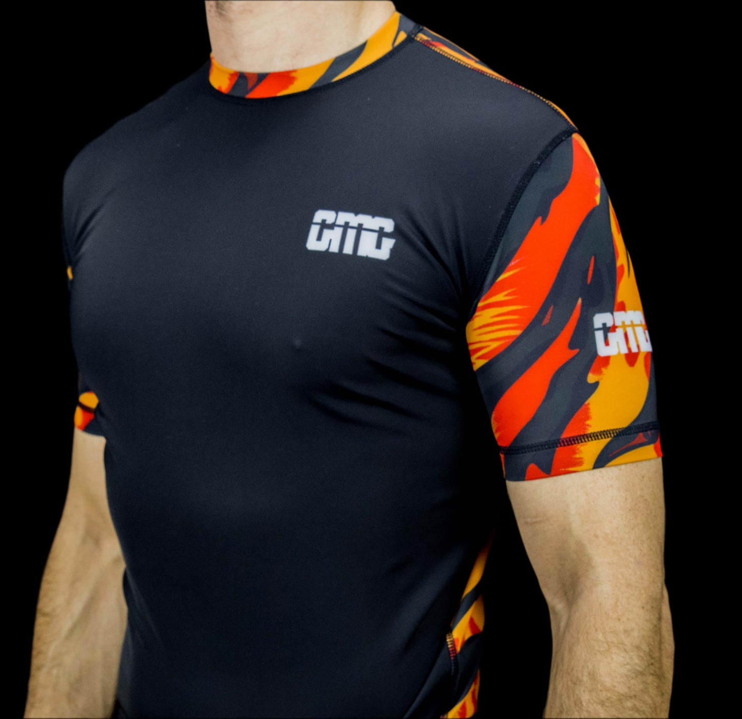 Imperial Tiger No-Gi BJJ Short Sleeve Rash Guard - 100 Series Print