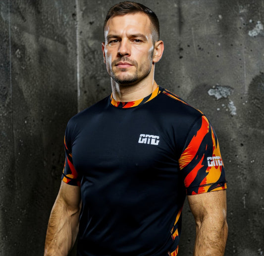 Imperial Tiger No-Gi BJJ Short Sleeve Rash Guard - 100 Series Print