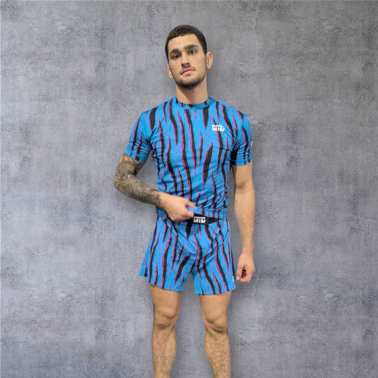 Poseidon No-Gi BJJ Grappling Shorts - 100 Series Print