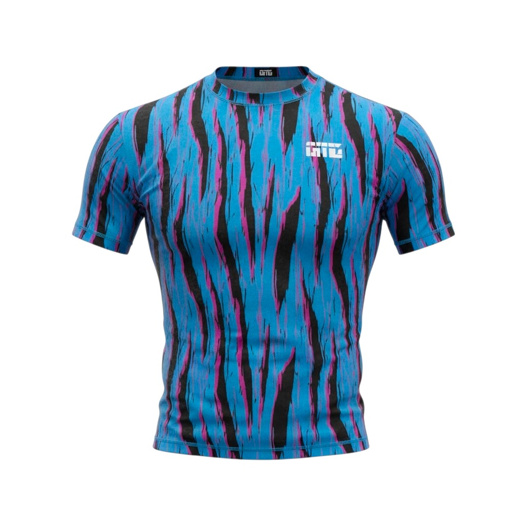 Poseidon No-Gi BJJ Short Sleeve Rash Guard - 100 Series Print