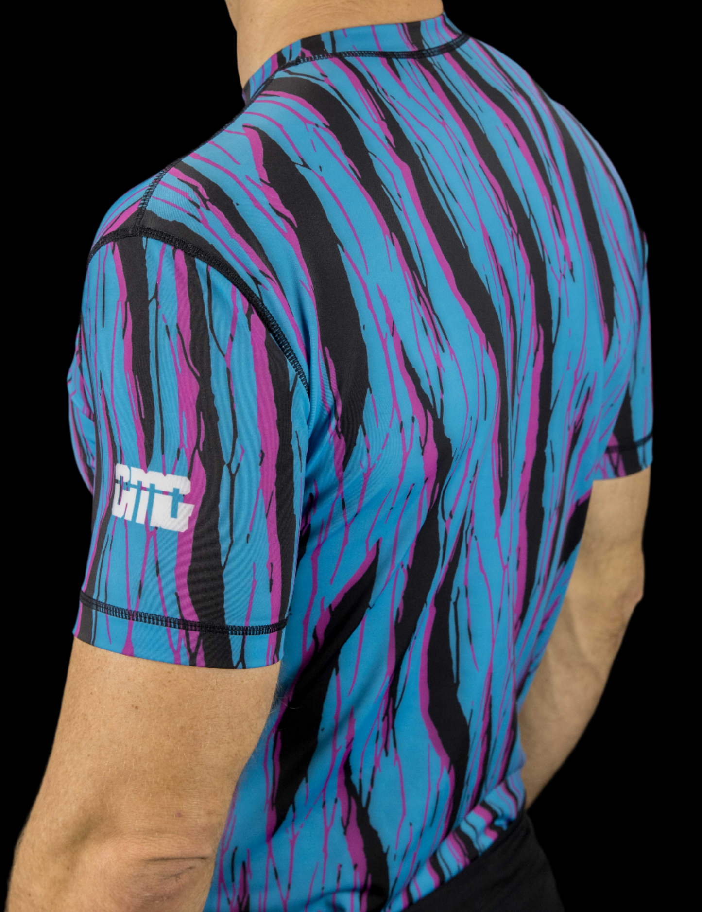 Poseidon No-Gi BJJ Short Sleeve Rash Guard - 100 Series Print