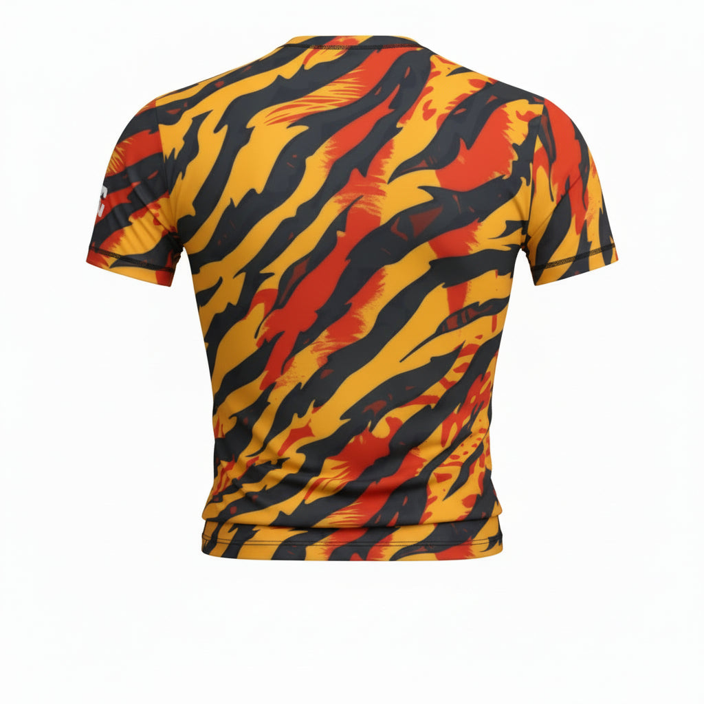 Imperial Tiger No-Gi BJJ Short Sleeve Rash Guard - 100 Series Print