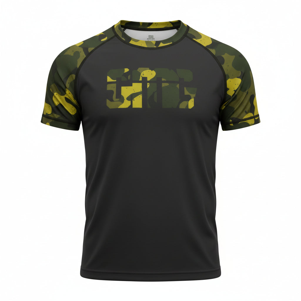 Duckhunter No-Gi BJJ Short Sleeve Rash Guard - 100 Series Print