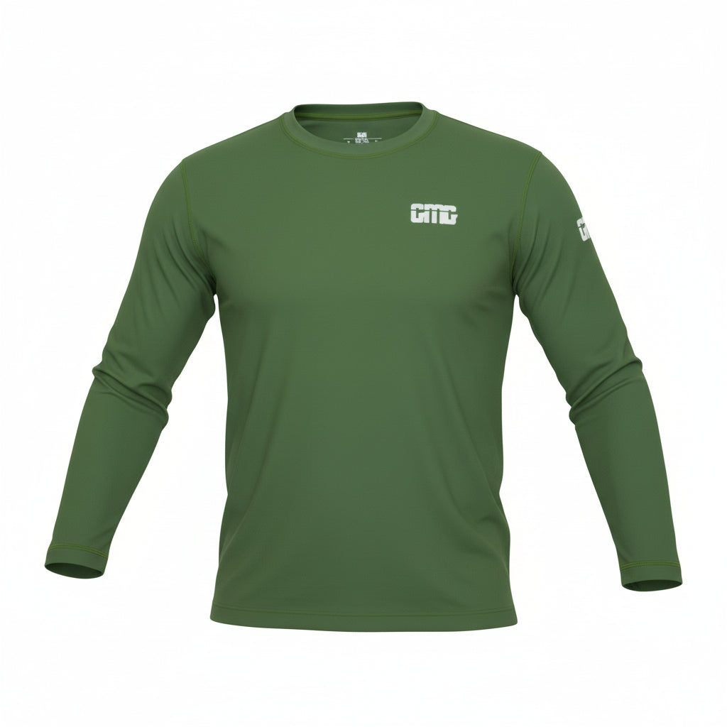 Green Machine No-Gi BJJ Long Sleeve Rash Guard